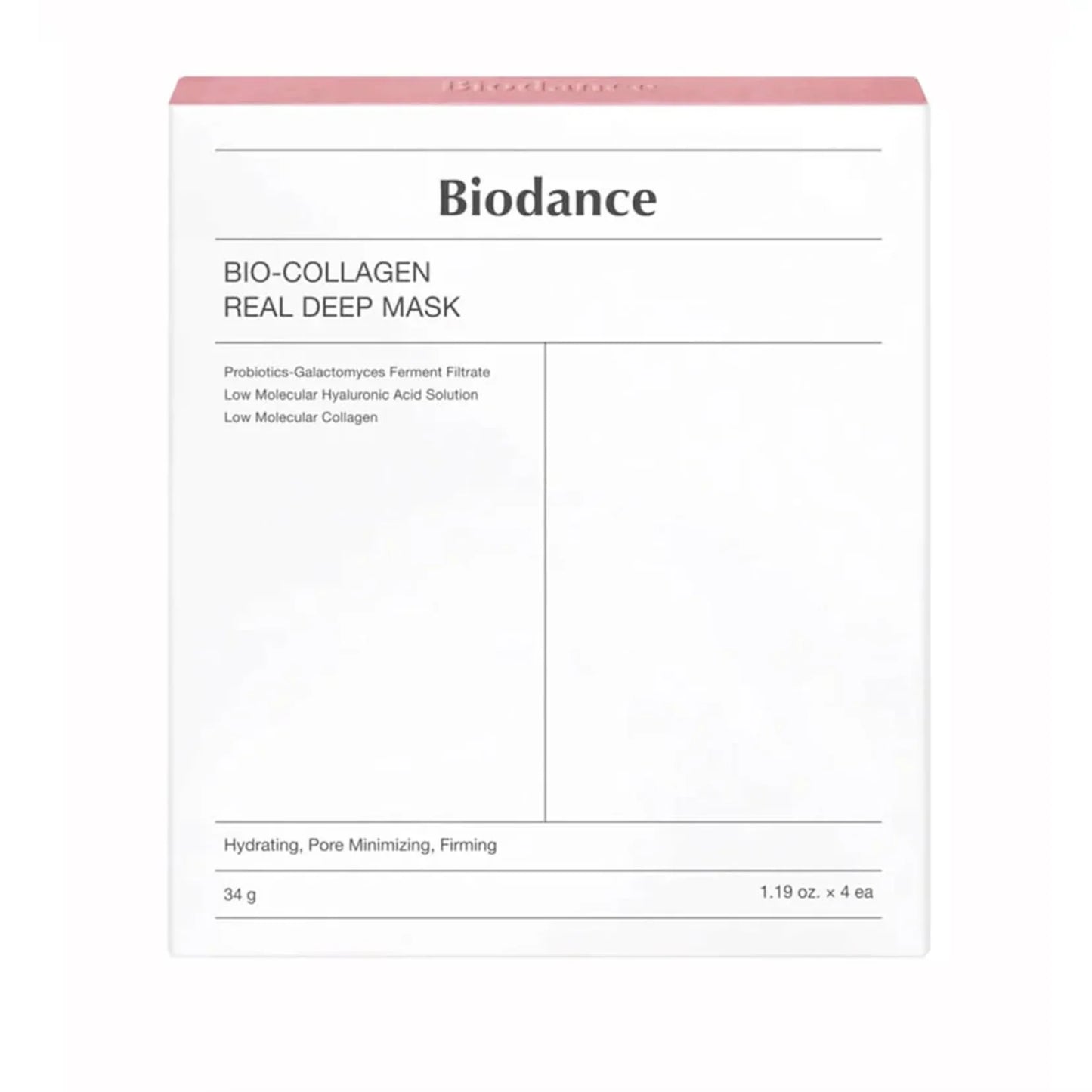 BIODANCE Masque Hydrogel au Collagène & Acide Hyaluronique