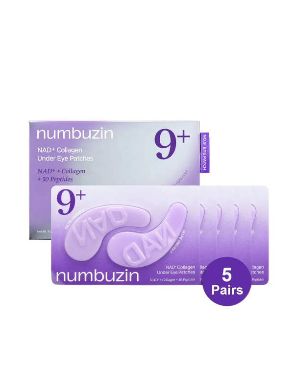Numbuzin NAD+ Collagen Under Eye Patches packaging on a white background