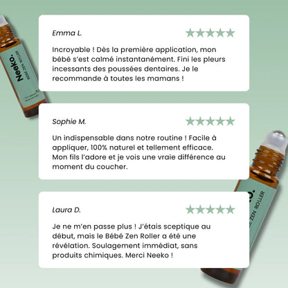 Bébé Zen Roller - Rouleau Apaisant pour les Poussées Dentaires