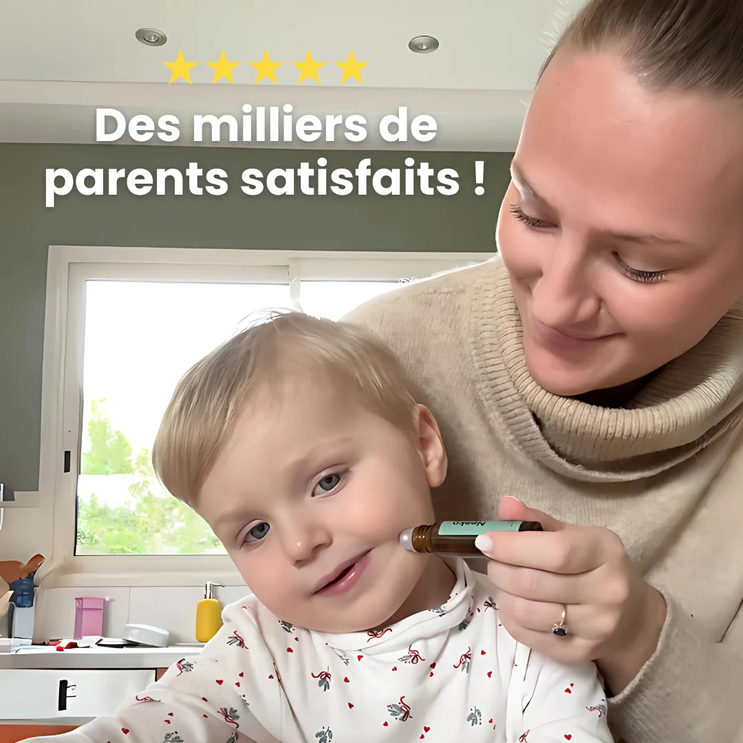 Bébé Zen Roller - Rouleau Apaisant pour les Poussées Dentaires