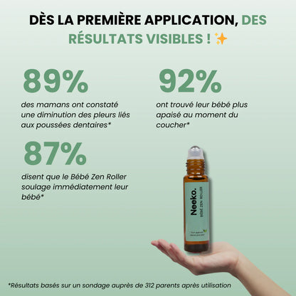 Bébé Zen Roller - Rouleau Apaisant pour les Poussées Dentaires