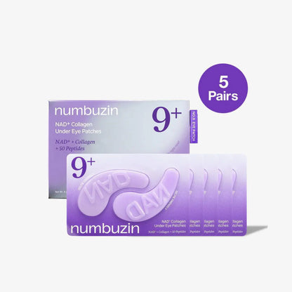 NUMBUZIN No.9 Patchs Anti-Cernes Collagène & NAD+ (5 paires)